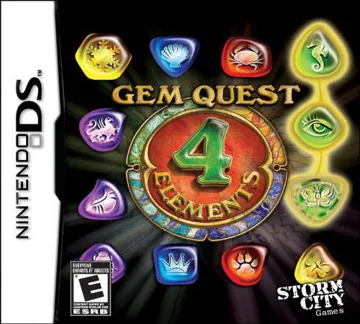 Gem Quest - 4 Elements (USA) (En,Fr) box cover front